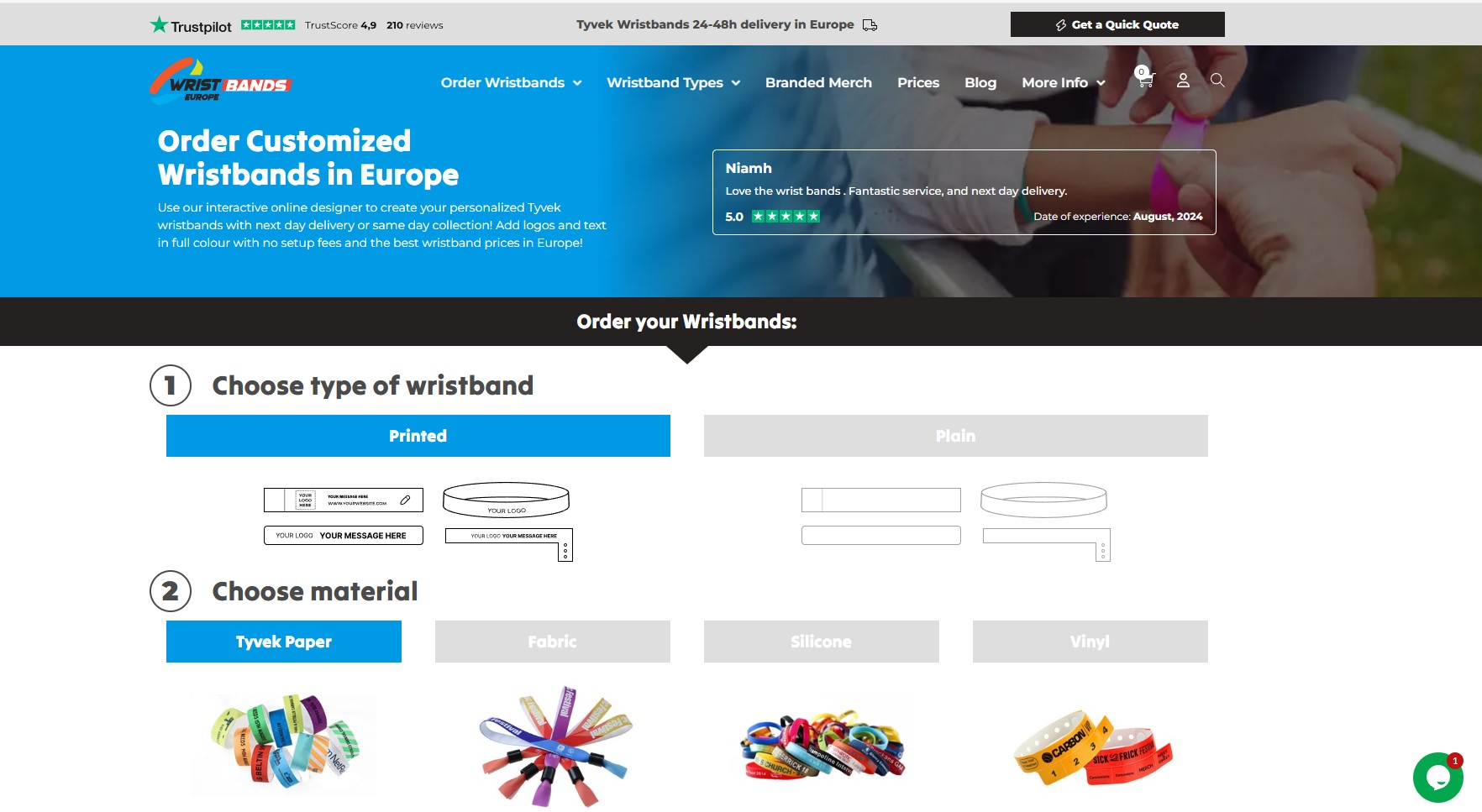Homepage layout issue screenshot